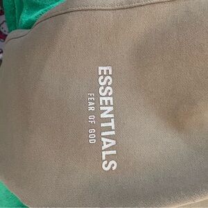 Essentials Fear of God dark beige sweatpants only. Sweatshirt not included